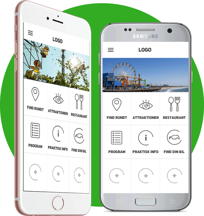 Virker på Android og iOS (og som hjemmeside)